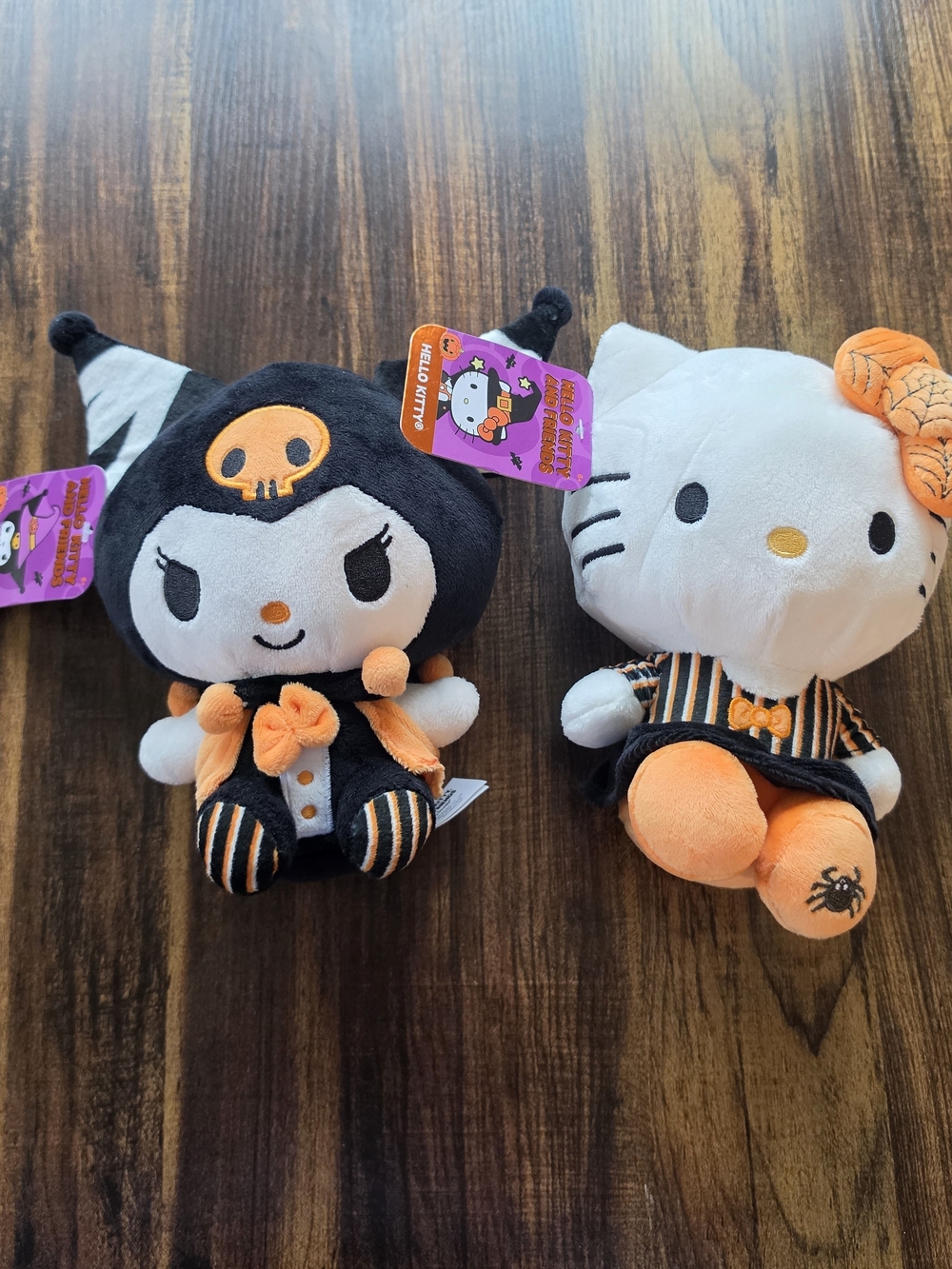 Hello Kitty & Kuromi Halloween Plush